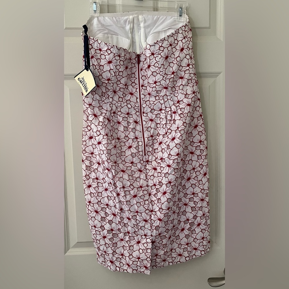 NWT JEAN PAUL GAULTIER FOR TARGET DRESS FLORAL EYELET LACE, size 13 - Picture 6 of 9